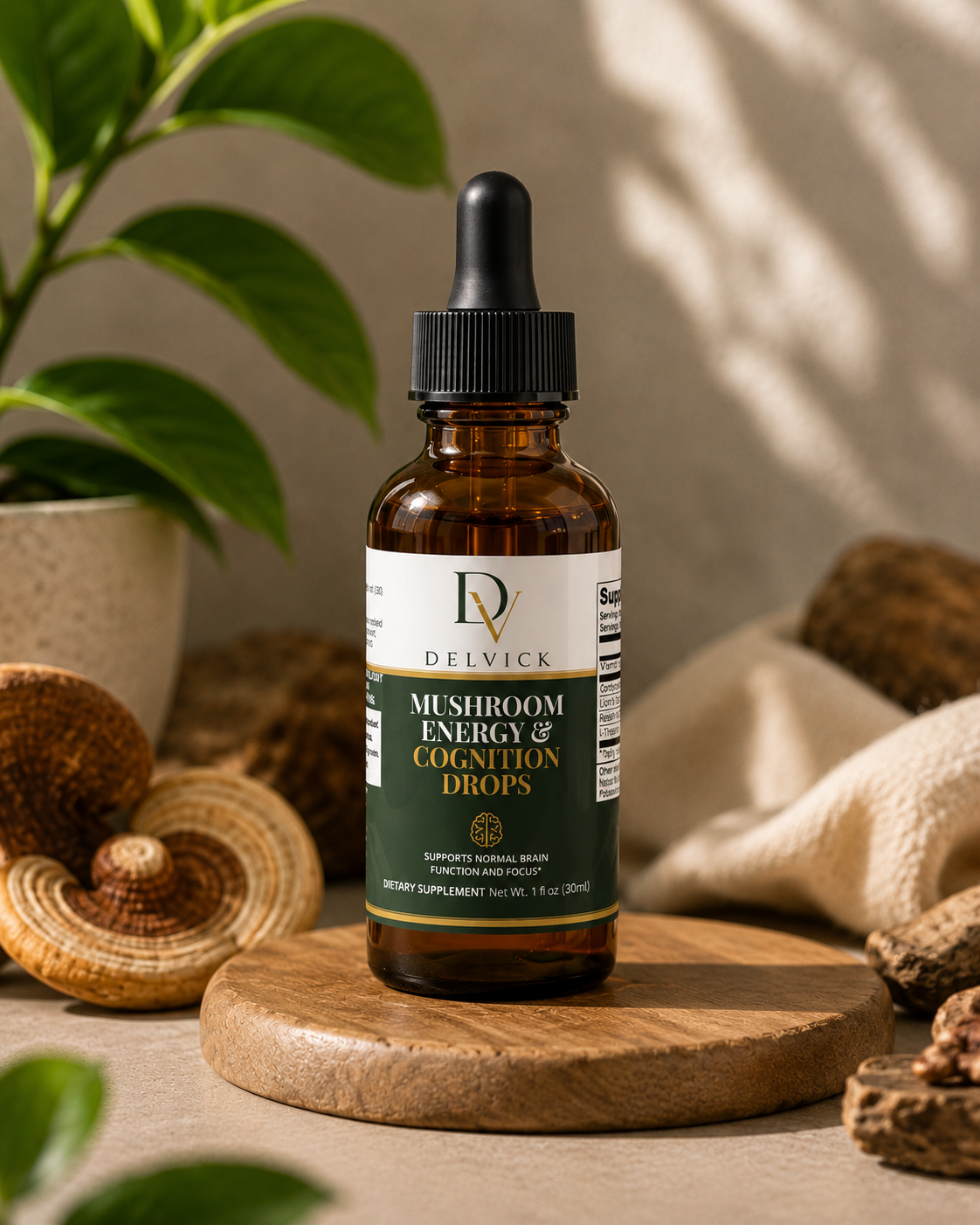 Mushroom Energy & Cognition Drops